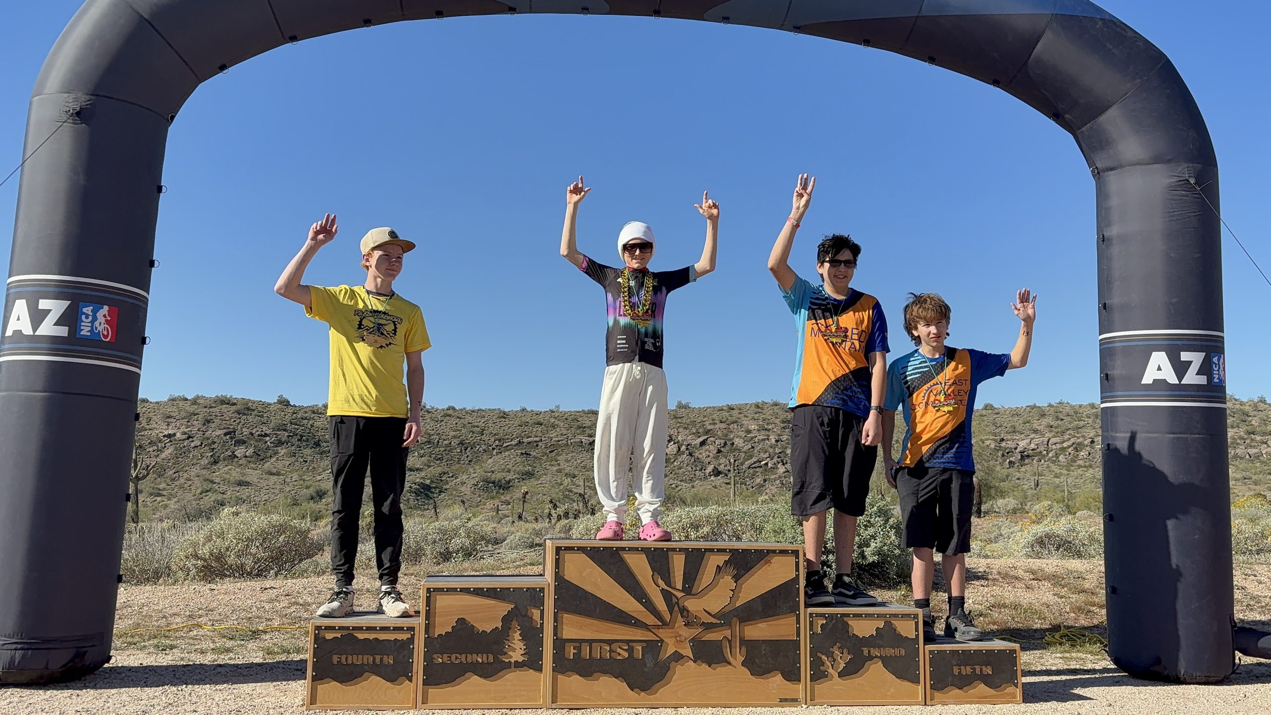 Wheel Fun alumni at the NICA Pop Topia Race